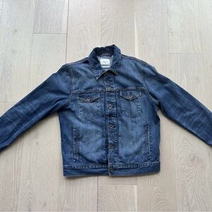 Rag & Bone Harrow Handmade USA Dark Blue Denim Jean Jacket Mens Size M